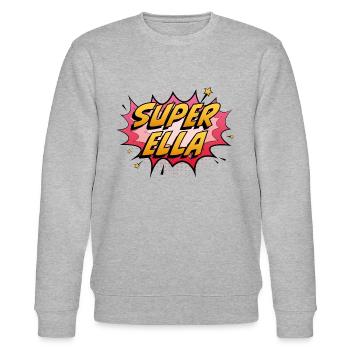 Super Ella - Stanley/Stella Unisex Bio-Sweatshirt CHANGER  - Grau meliert - Vorne - Nik (191cm) & Marisol (170cm)
