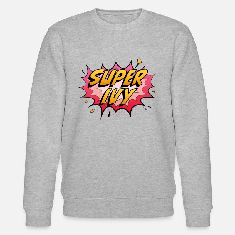 Super Efeu - Stanley/Stella Unisex Bio-Sweatshirt CHANGER  - Grau meliert