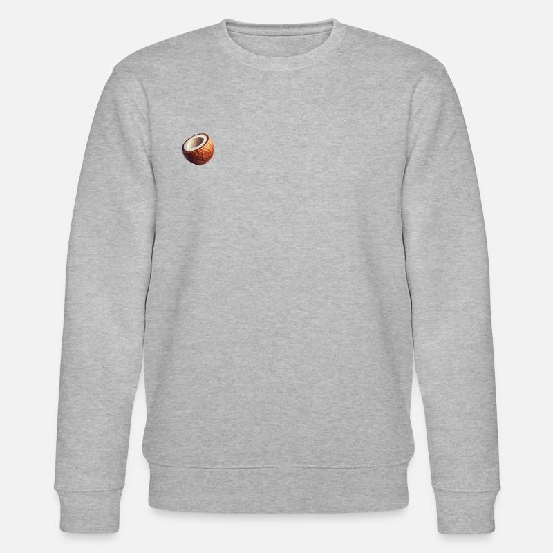 Kokosnuss Polygon - Stanley/Stella Unisex Bio-Sweatshirt CHANGER  - Grau meliert