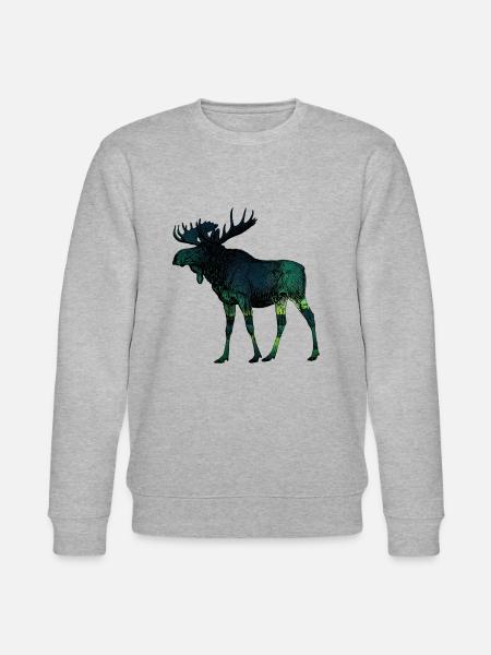 Moose 3 - Stanley/Stella CHANGER Unisex Organic Sweatshirt - heather grey
