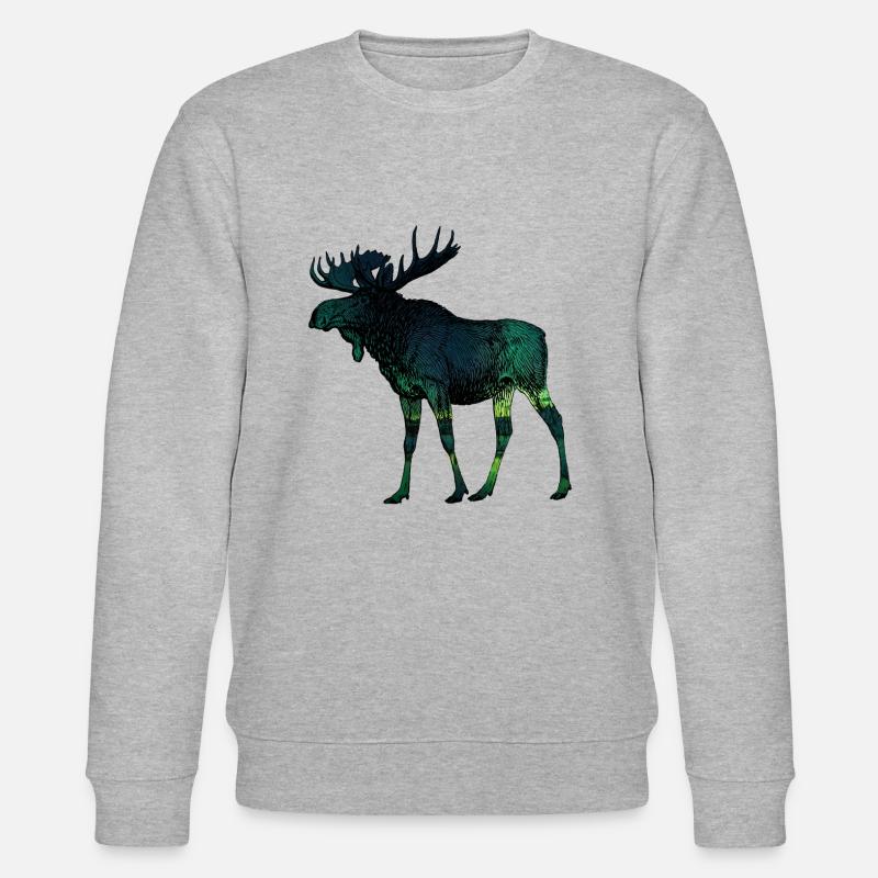 Moose 3 - Stanley/Stella CHANGER Unisex Organic Sweatshirt - heather grey