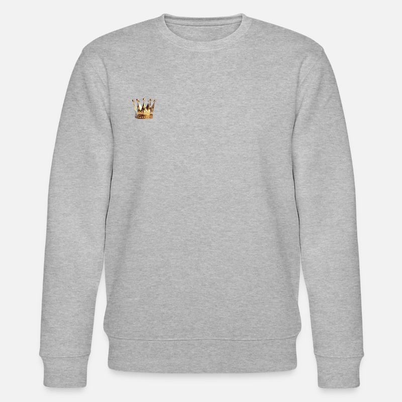 Crown Polygon - Stanley/Stella CHANGER Unisex Organic Sweatshirt - heather grey