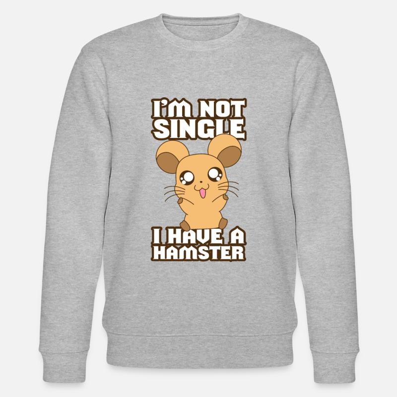 I have a Hamster - Stanley/Stella Unisex Bio-Sweatshirt CHANGER  - Grau meliert