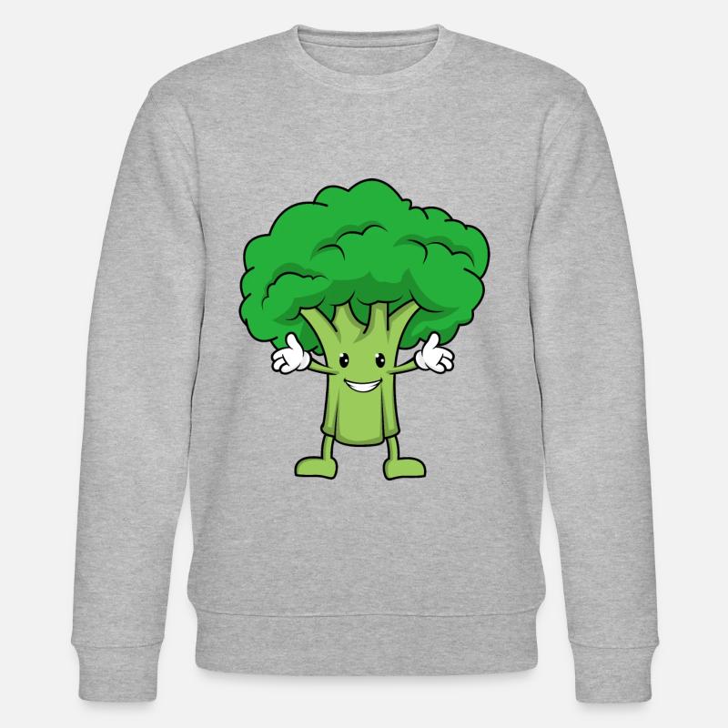 Broccoli hug - Stanley/Stella CHANGER Unisex Organic Sweatshirt - heather grey
