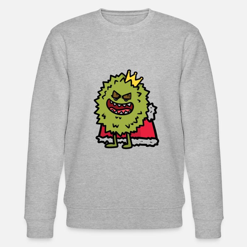 King Virus - Stanley/Stella Unisex Bio-Sweatshirt CHANGER - Grau meliert