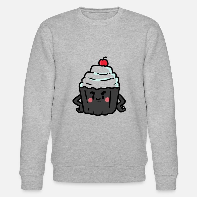 Strict Cupcake - Stanley/Stella Unisex Bio-Sweatshirt CHANGER  - Grau meliert