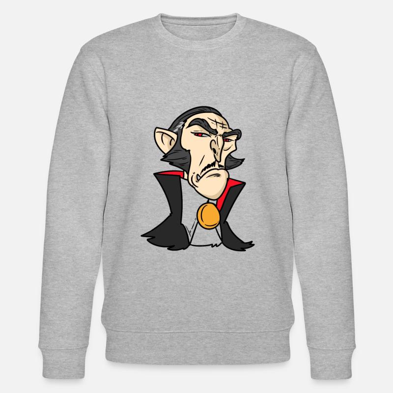 Sir Vampire Sir Vampires - Sweat bio CHANGER Stanley/Stella Unisexe - gris chiné