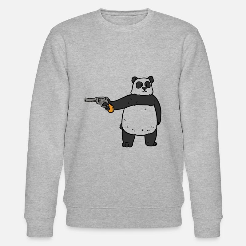 Voleur panda voleur panda - Sweat bio CHANGER Stanley/Stella Unisexe - gris chiné