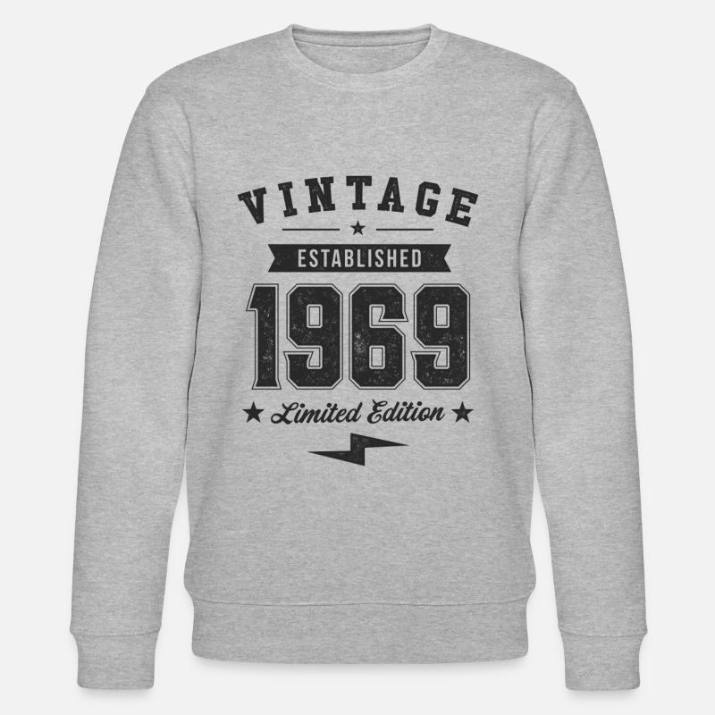 Millésime 1969 - Sweat bio CHANGER Stanley/Stella Unisexe - gris chiné