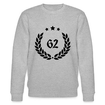 62 Dersim - Stanley/Stella Unisex Bio-Sweatshirt CHANGER  - Grau meliert - Vorne - Nik (191cm) & Marisol (170cm)