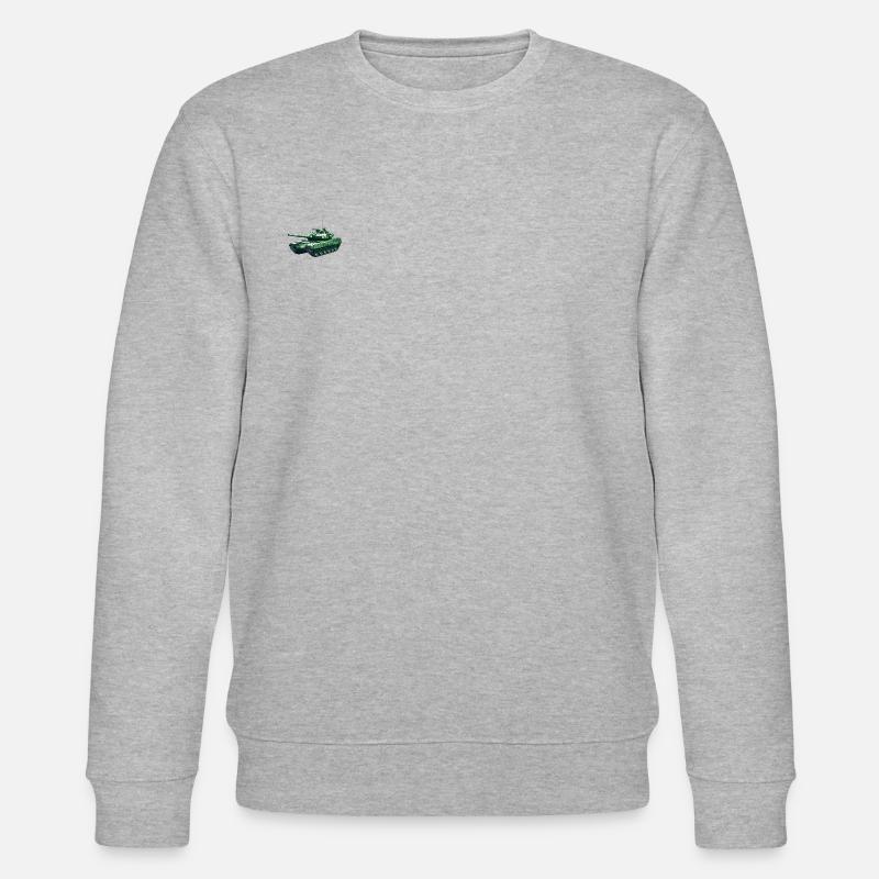 Polygone de char - Sweat bio CHANGER Stanley/Stella Unisexe - gris chiné