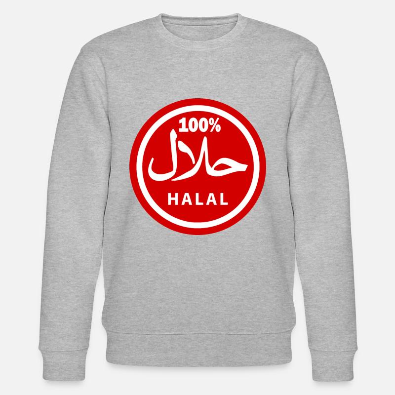 Halal - Stanley/Stella CHANGER unisex luomu-collegepaita - harmaasävyinen