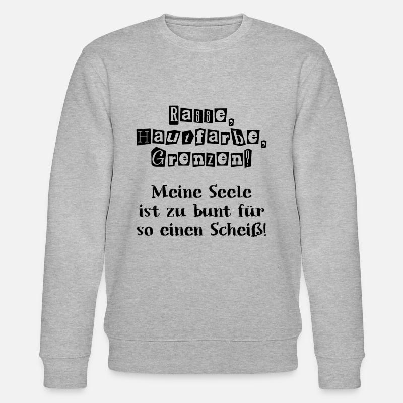 Bunte Seele - Stanley/Stella Unisex Bio-Sweatshirt CHANGER  - Grau meliert