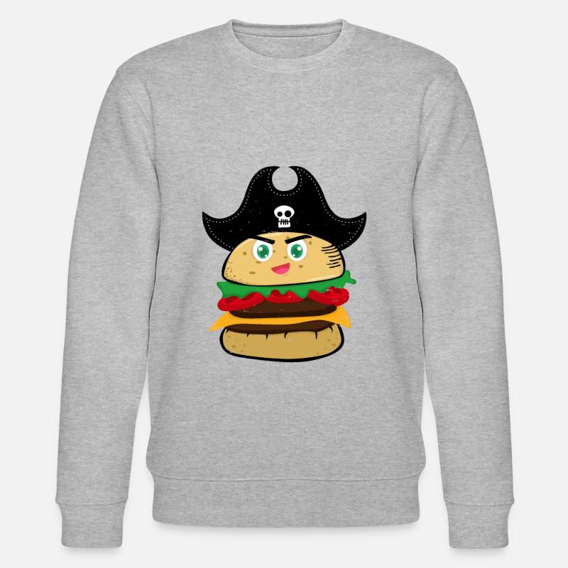 hamburger - Sweat bio CHANGER Stanley/Stella Unisexe - gris chiné
