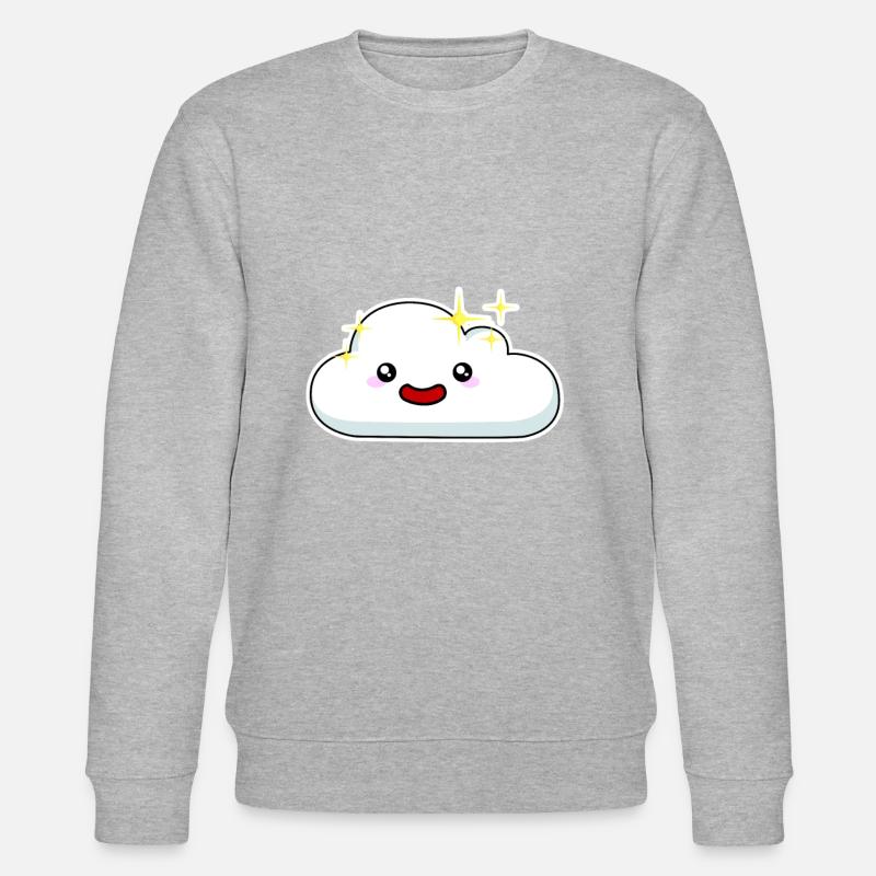 Wolke - Stanley/Stella Unisex Bio-Sweatshirt CHANGER  - Grau meliert