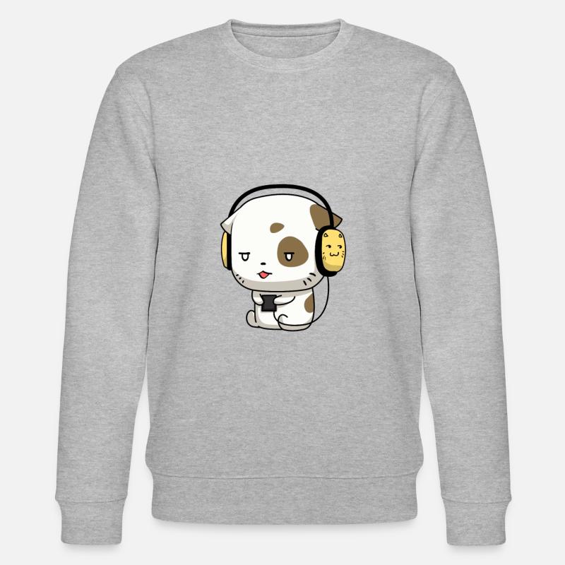 Casque de chat - Sweat bio CHANGER Stanley/Stella Unisexe - gris chiné