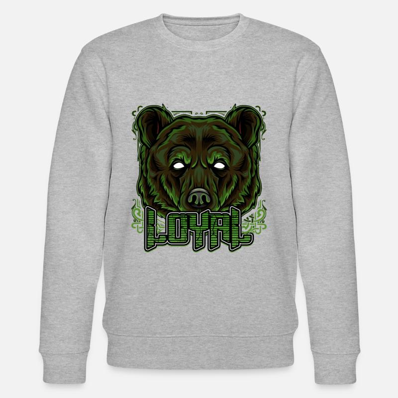 Grizzly - Stanley/Stella Unisex Bio-Sweatshirt CHANGER  - Grau meliert