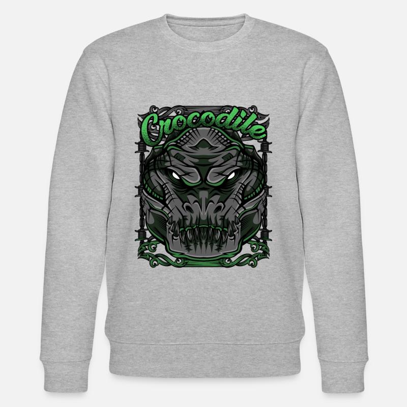 Crocodile Moderne - Sweat bio CHANGER Stanley/Stella Unisexe - gris chiné