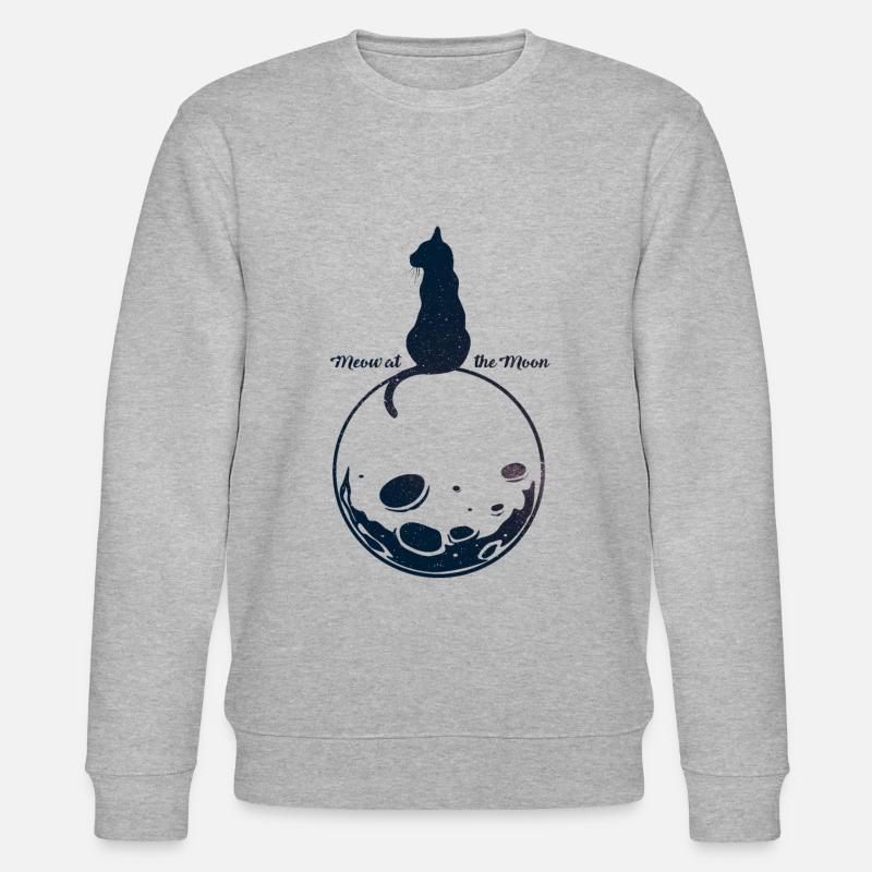 Chat noir - Sweat bio CHANGER Stanley/Stella Unisexe - gris chiné