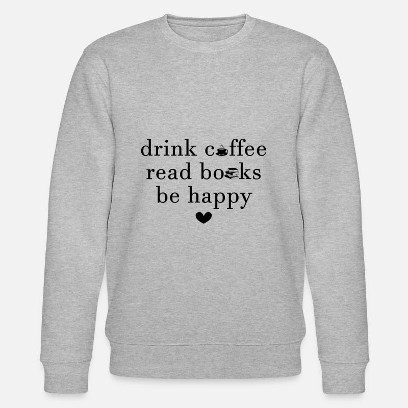 Café et livres - Sweat bio CHANGER Stanley/Stella Unisexe - gris chiné