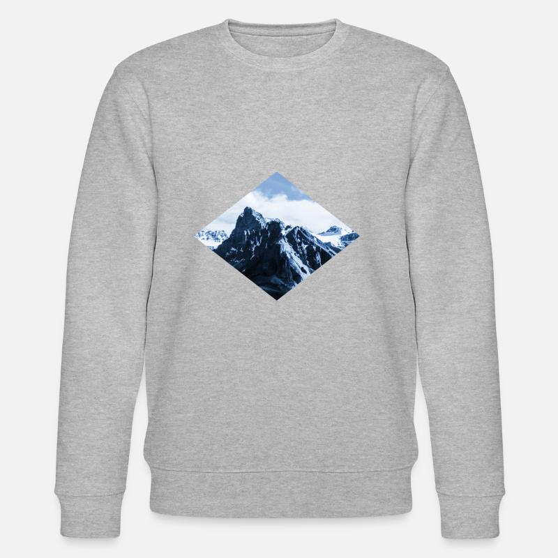 Mountain - Stanley/Stella CHANGER Unisex Organic Sweatshirt - heather grey
