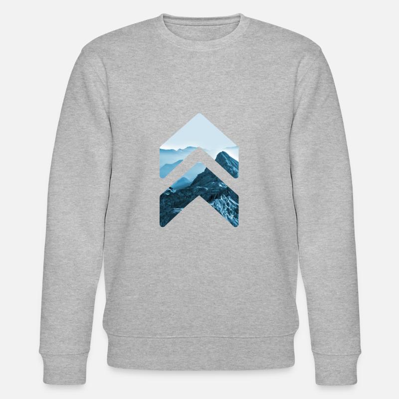 Mountain - Stanley/Stella CHANGER Unisex Organic Sweatshirt - heather grey