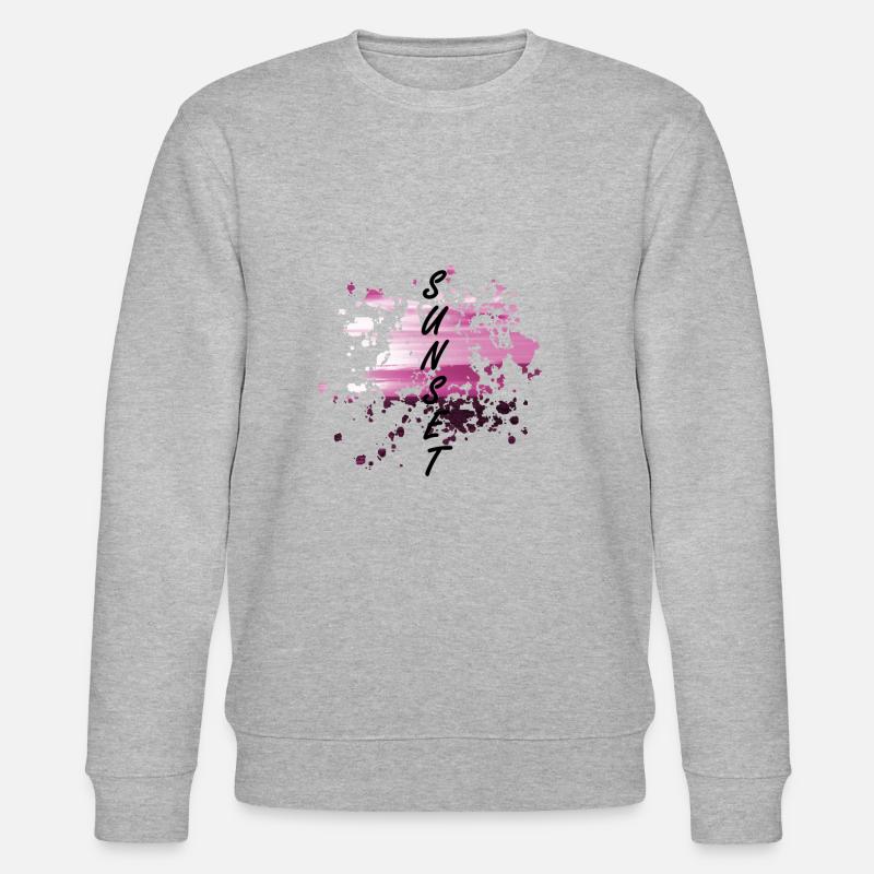Sonnenuntergang - Stanley/Stella Unisex Bio-Sweatshirt CHANGER  - Grau meliert
