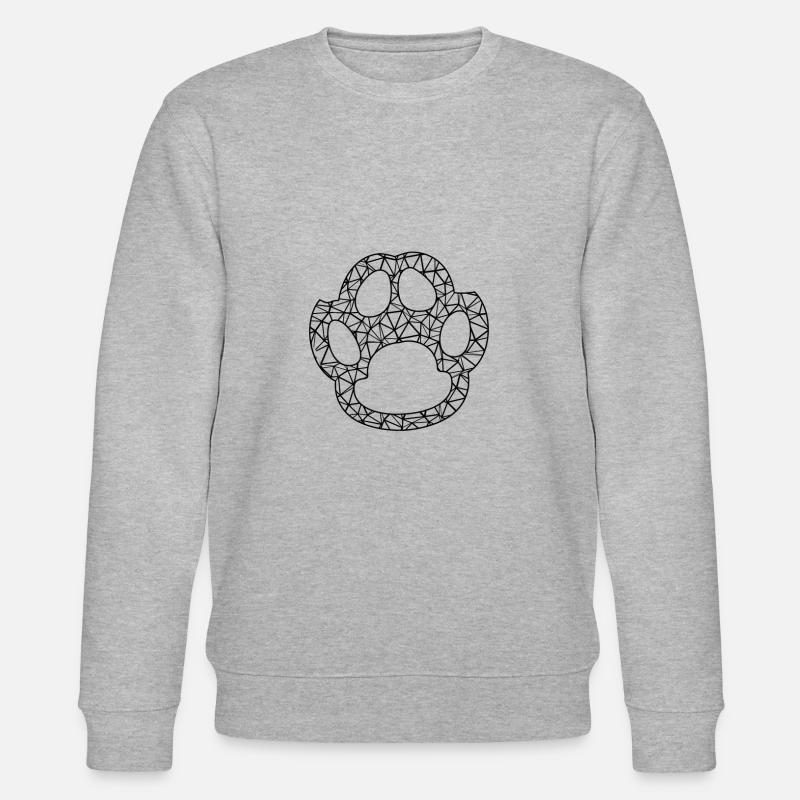 Katze - Stanley/Stella Unisex Bio-Sweatshirt CHANGER - Grau meliert