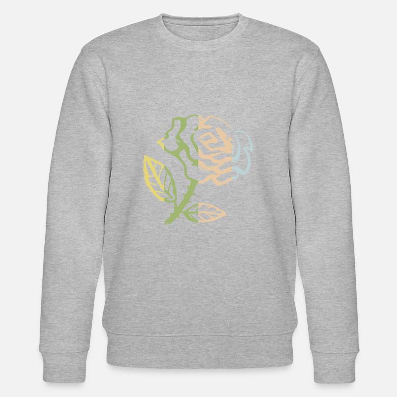 Rose - Sweat bio CHANGER Stanley/Stella Unisexe - gris chiné