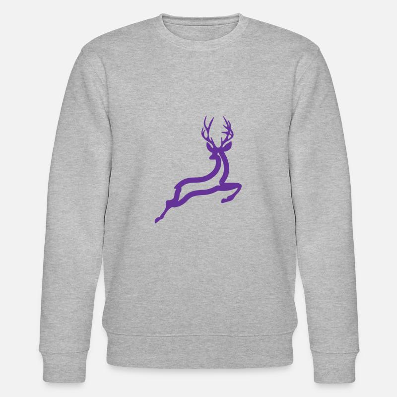 Deer - Stanley/Stella CHANGER Unisex Organic Sweatshirt - heather grey