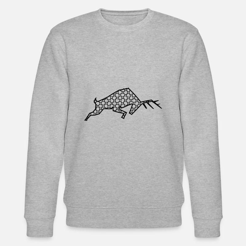 Deer - Stanley/Stella CHANGER Unisex Organic Sweatshirt - heather grey