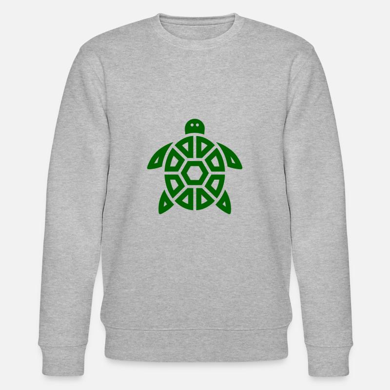 Schildkröte - Stanley/Stella Unisex Bio-Sweatshirt CHANGER  - Grau meliert