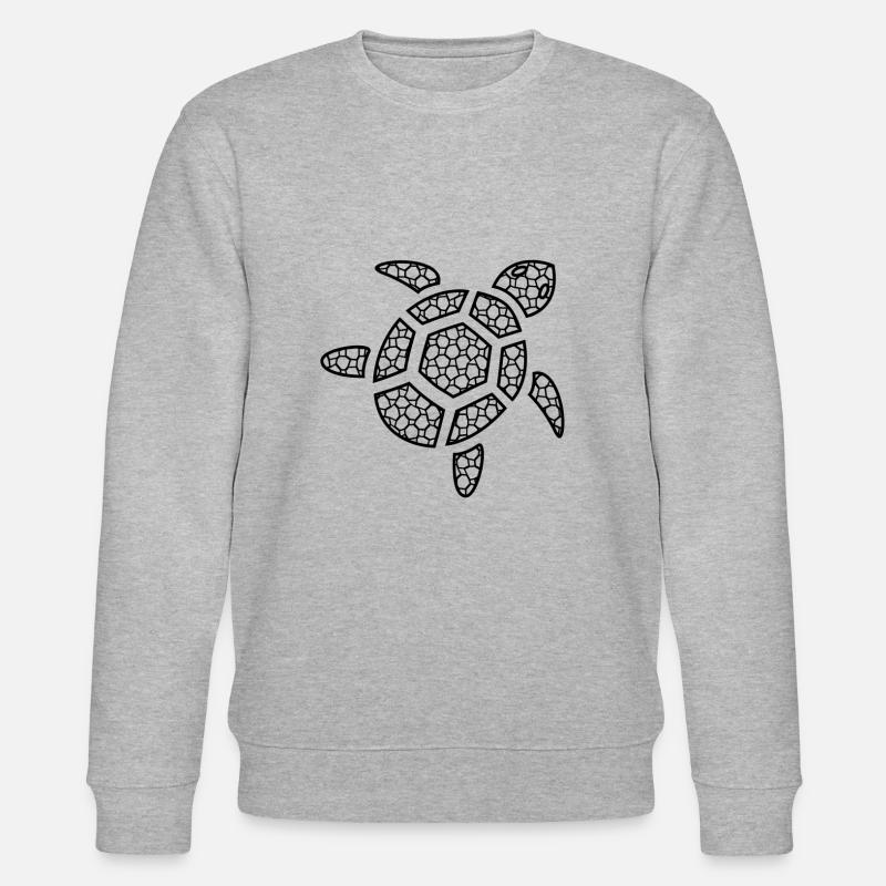 Schildkröte - Stanley/Stella Unisex Bio-Sweatshirt CHANGER  - Grau meliert