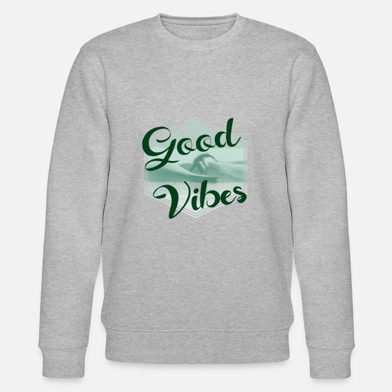 surfing - Stanley/Stella CHANGER Unisex Organic Sweatshirt - heather grey