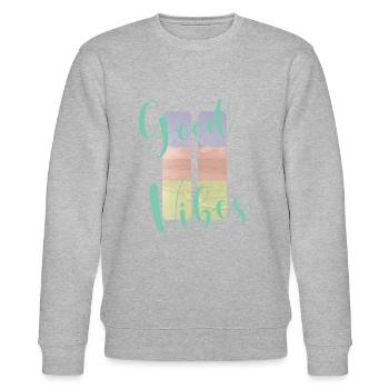 surf - Sweat bio CHANGER Stanley/Stella Unisexe - gris chiné - Devant - Nik (191cm) & Marisol (170cm)