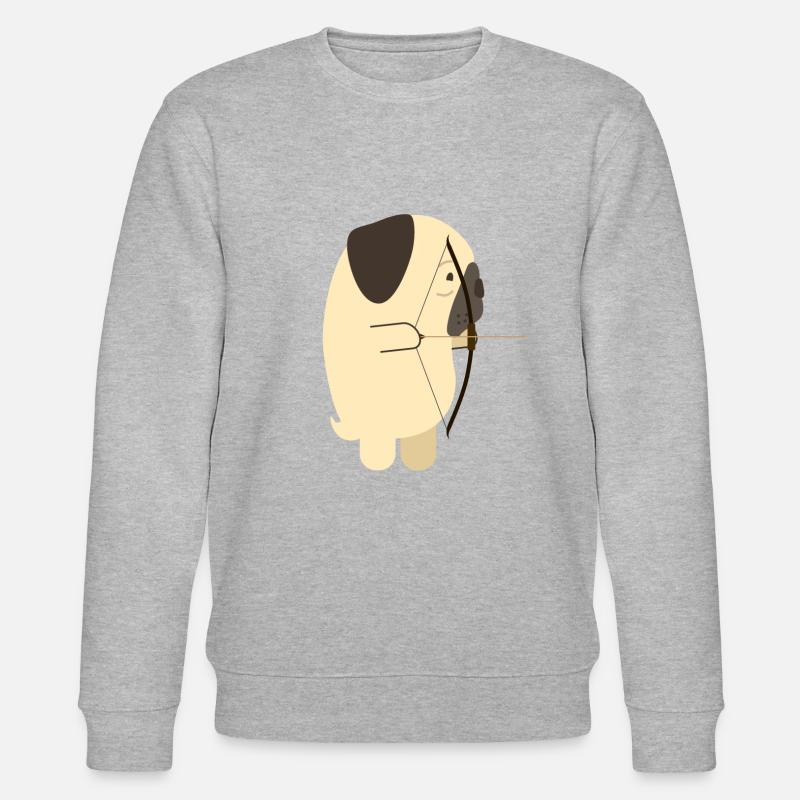 tir à l'arc - Sweat bio CHANGER Stanley/Stella Unisexe - gris chiné