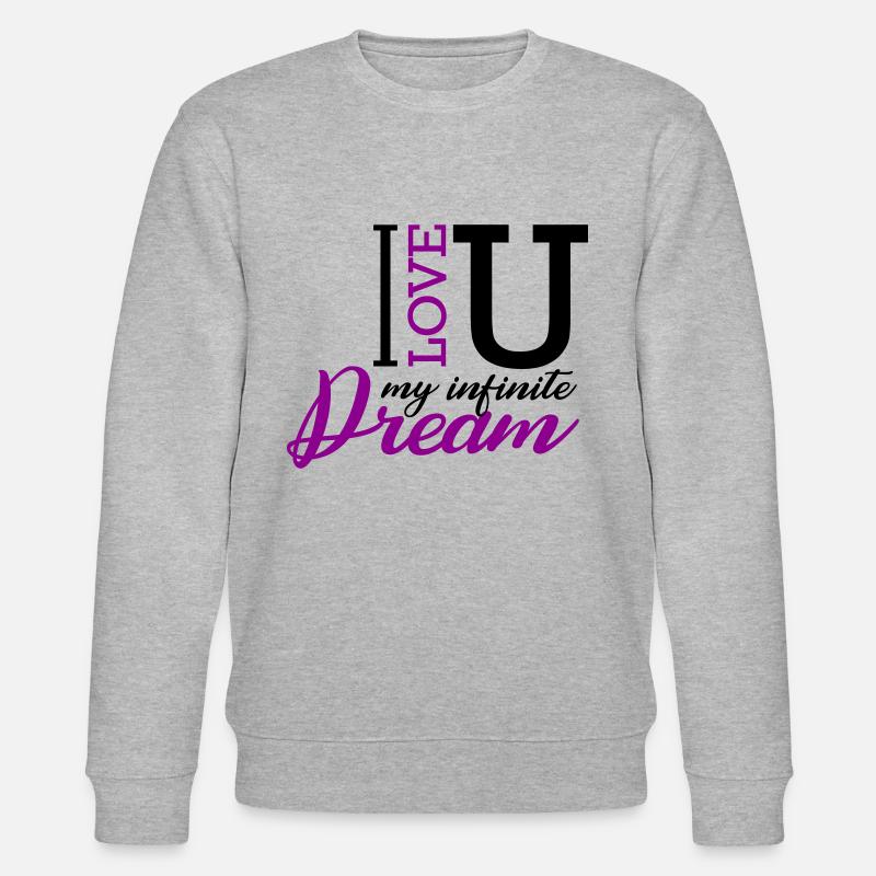 MY INFINITE DREAM - Stanley/Stella Unisex Bio-Sweatshirt CHANGER  - Grau meliert
