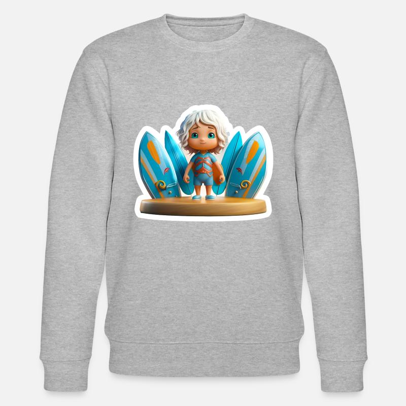 Continuez à surfer - Sweat bio CHANGER Stanley/Stella Unisexe - gris chiné