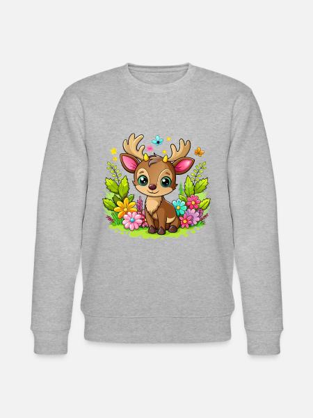 Mignon bébé orignal - Sweat bio CHANGER Stanley/Stella Unisexe - gris chiné