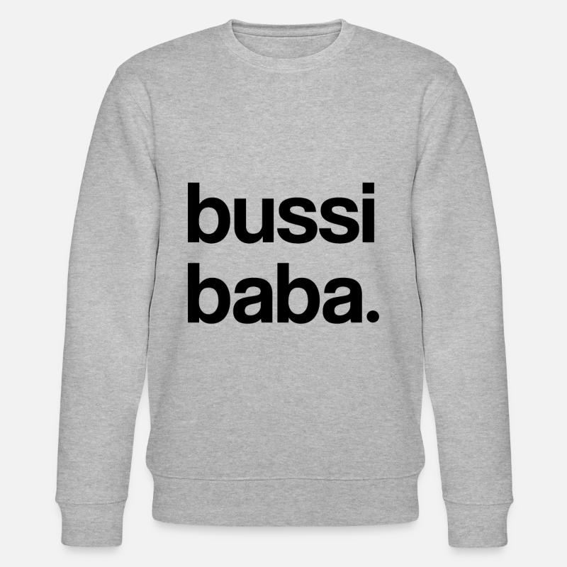 Bussi Baba - Stanley/Stella Unisex Bio-Sweatshirt CHANGER  - Grau meliert