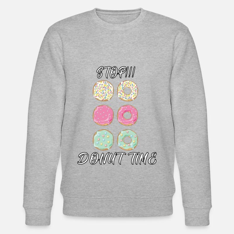 Donut - Stanley/Stella Unisex Bio-Sweatshirt CHANGER  - Grau meliert