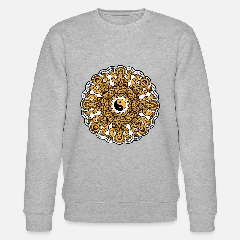 Mandala - Sweat bio CHANGER Stanley/Stella Unisexe - gris chiné