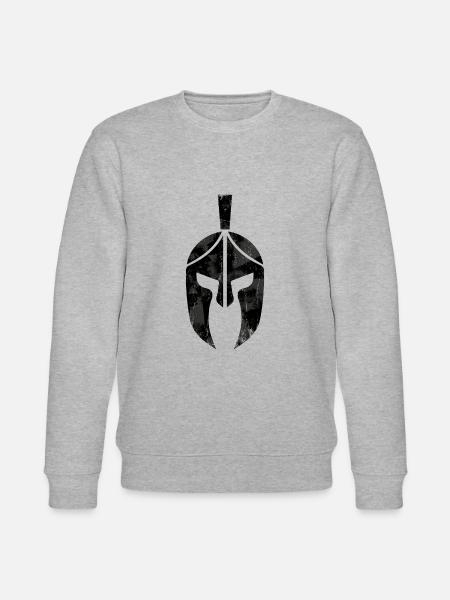 spartan helmet - Stanley/Stella CHANGER Unisex Organic Sweatshirt - heather grey