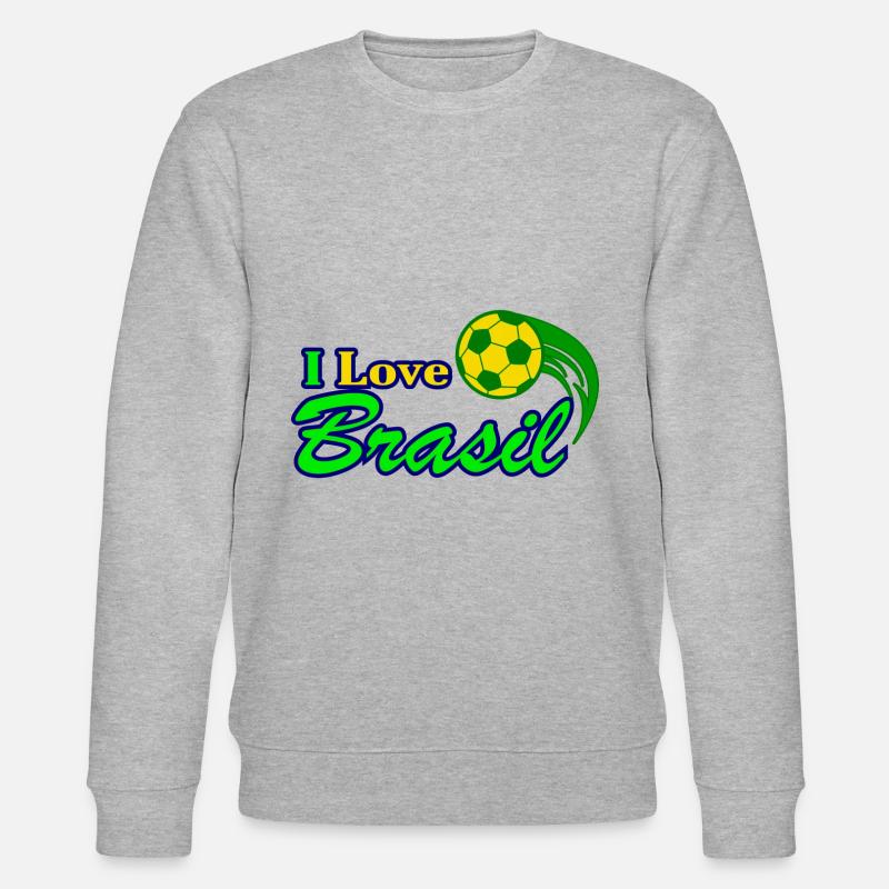 Brasil Idée de cadeau - Sweat bio CHANGER Stanley/Stella Unisexe - gris chiné