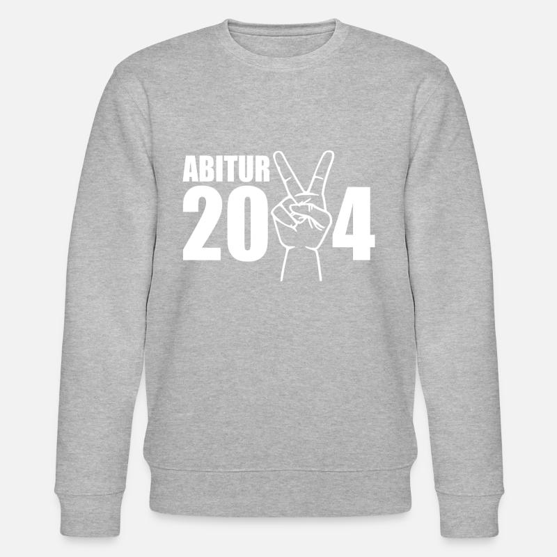 Abitur 2024 - Stanley/Stella Unisex Bio-Sweatshirt CHANGER  - Grau meliert