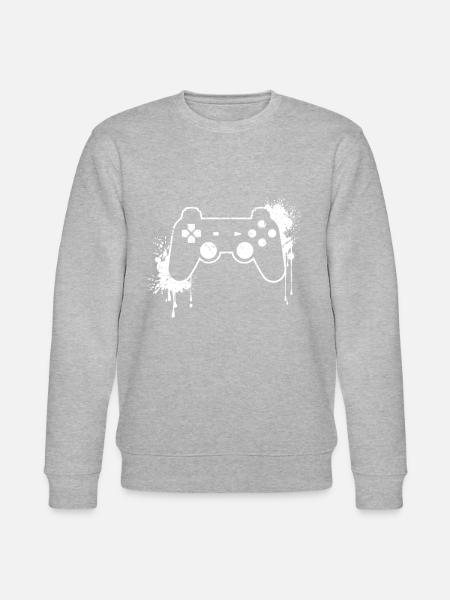 RETRO CONTROLLER en blanc - Sweat bio CHANGER Stanley/Stella Unisexe - gris chiné