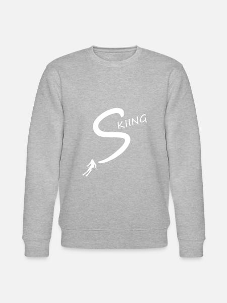skiing - Stanley/Stella Unisex Bio-Sweatshirt CHANGER  - Grau meliert