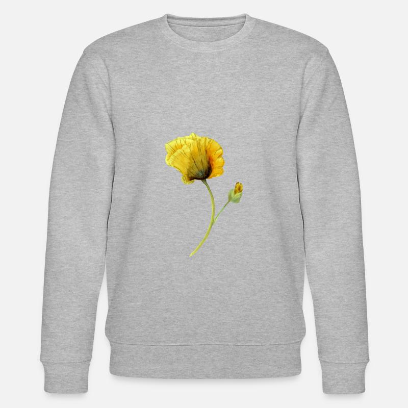 Blume - Stanley/Stella Unisex Bio-Sweatshirt CHANGER  - Grau meliert