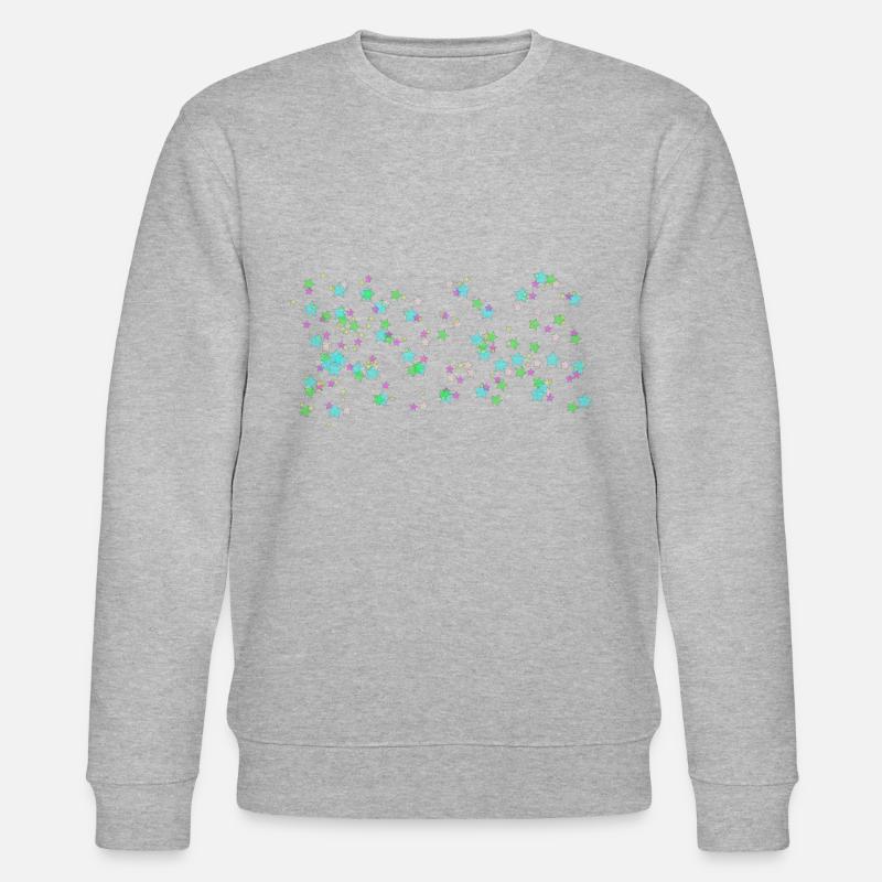 Sterne - Stanley/Stella Unisex Bio-Sweatshirt CHANGER  - Grau meliert