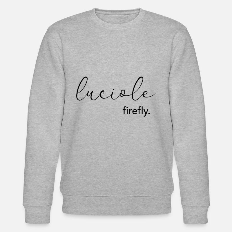 Glühwürmchen - Stanley/Stella Unisex Bio-Sweatshirt CHANGER  - Grau meliert